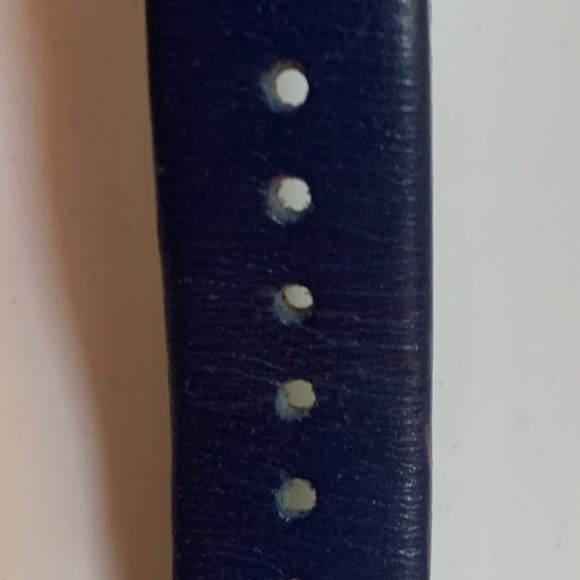 Marc Jacobs Slim Skipper Blue Leather Strap Watch - Picture 3 of 4